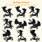 Tandem Bassinet Stroller