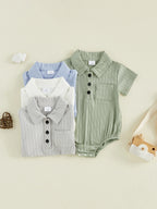 Ruffle Collar Romper