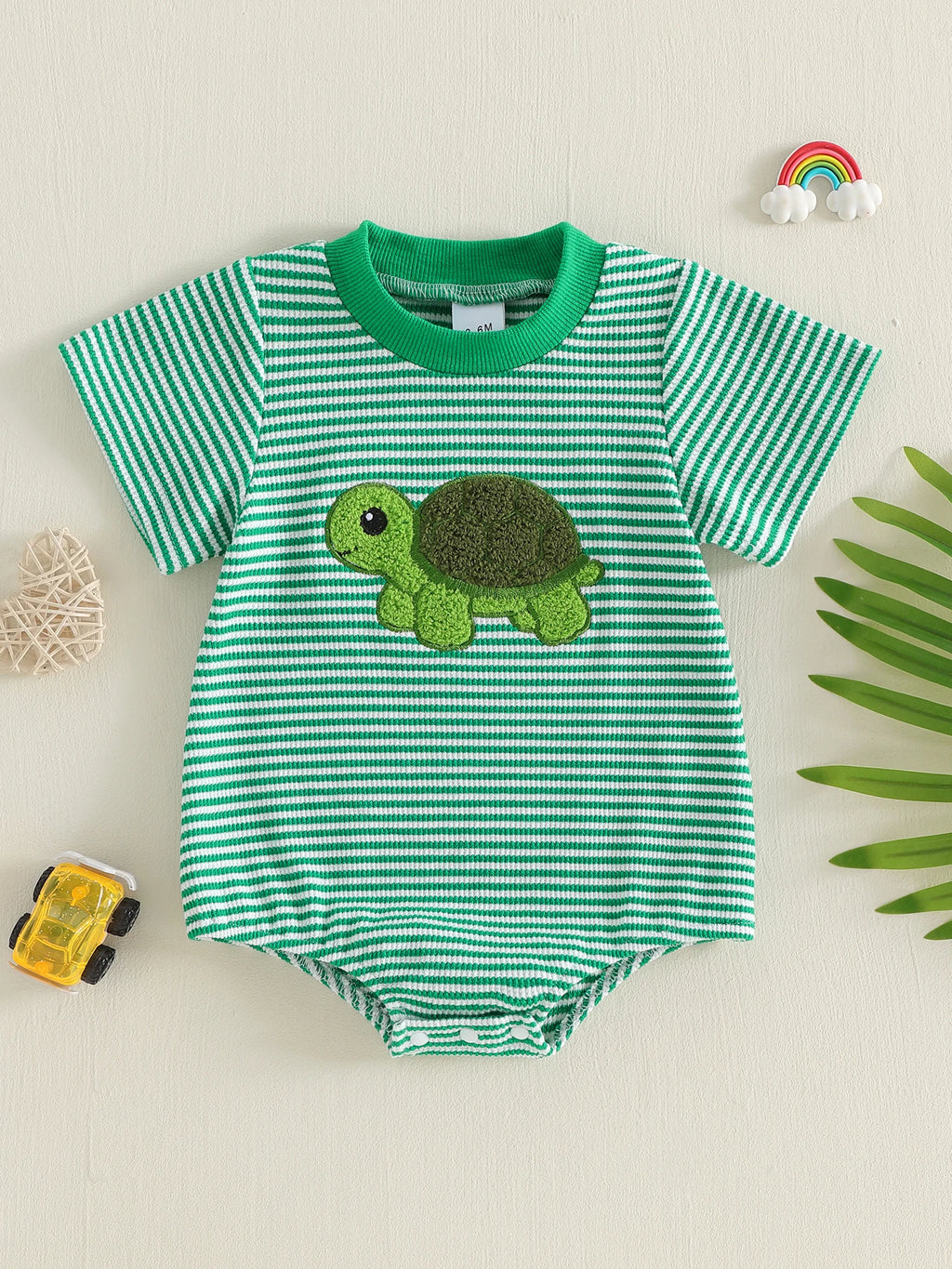 Polka Dot Elephant Romper