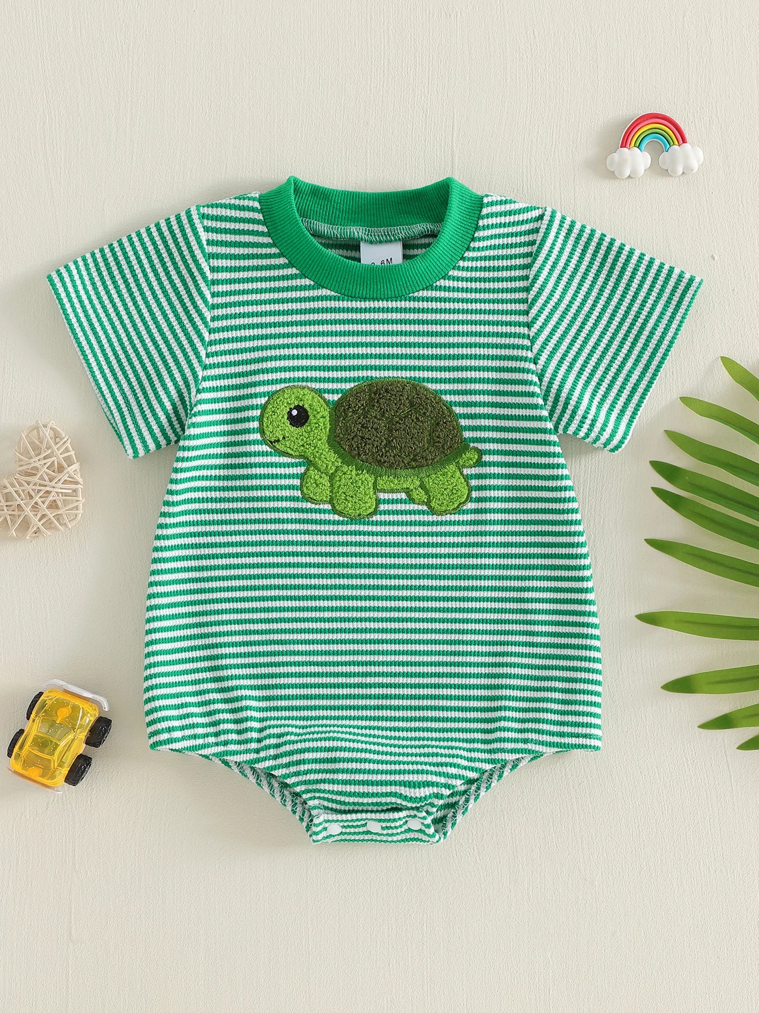 Polka Dot Elephant Romper