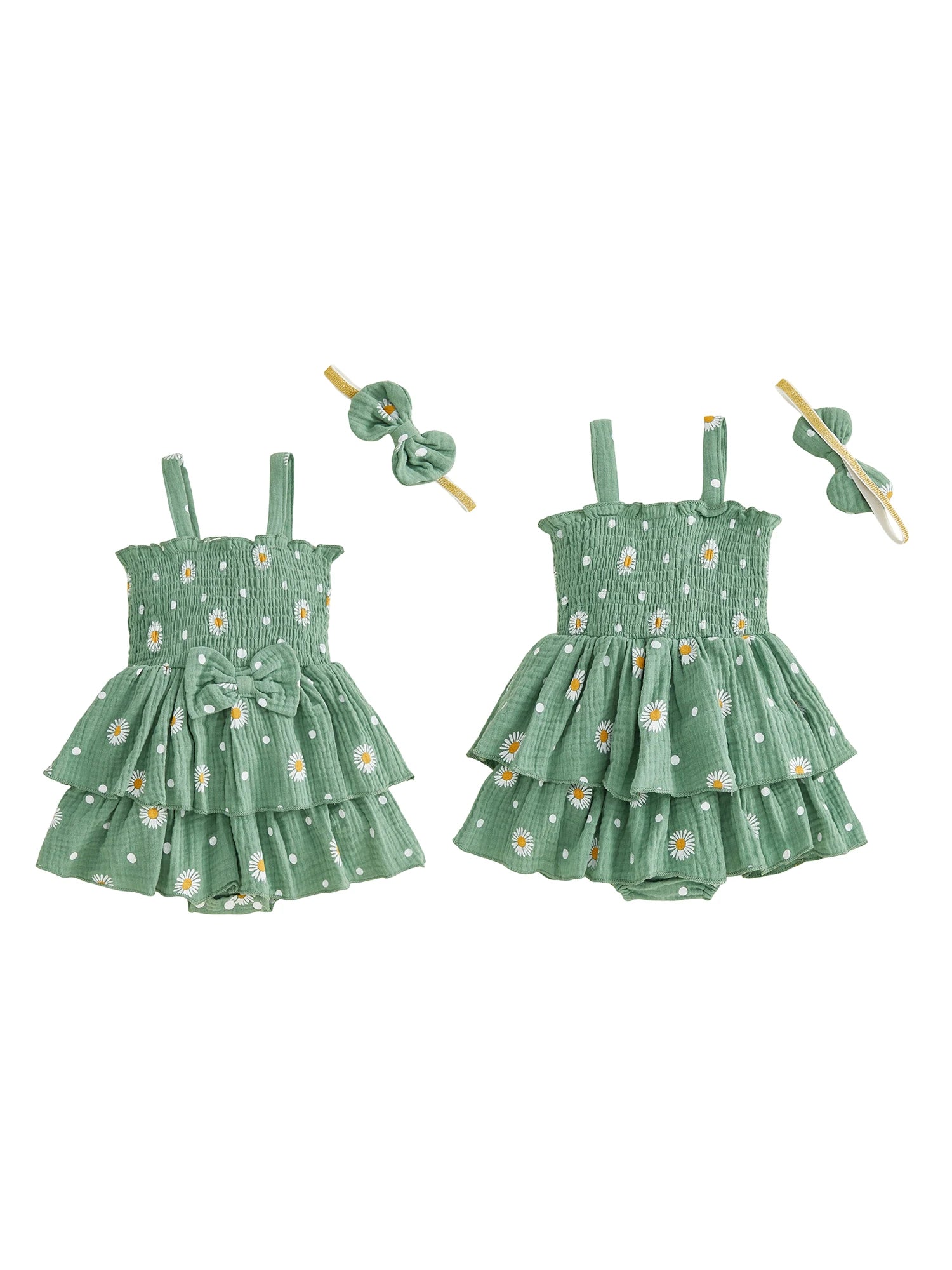 Floral Romper Dress Set