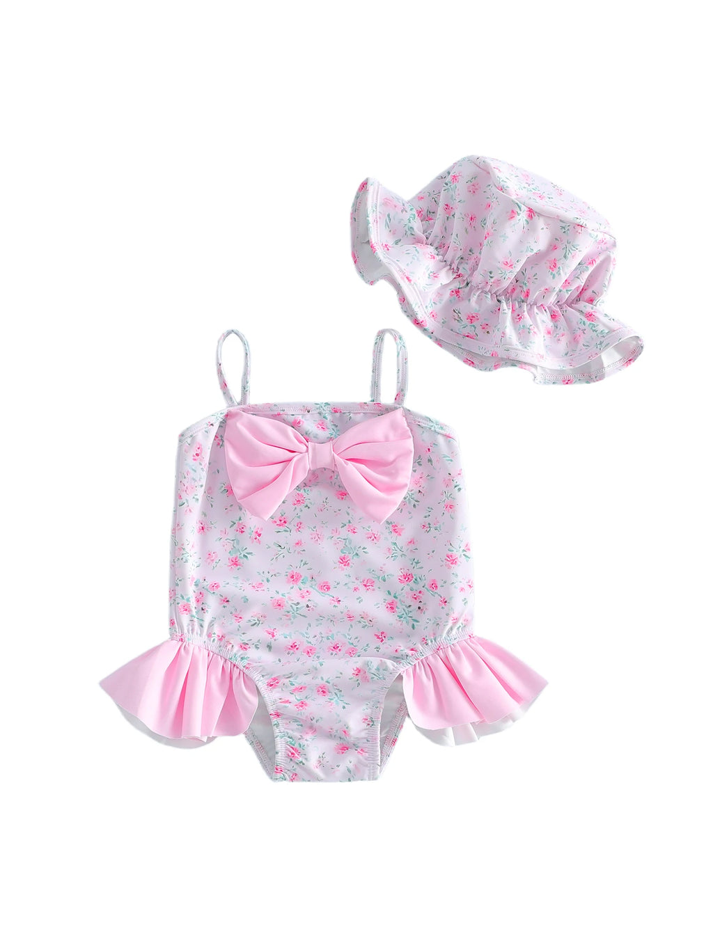Floral Ruffle Swimsuit