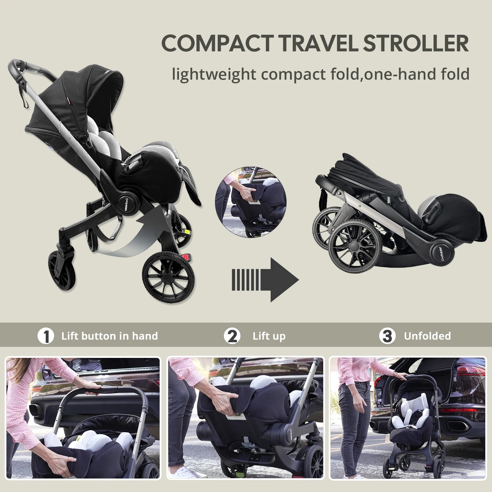 Foldable Camping Stroller