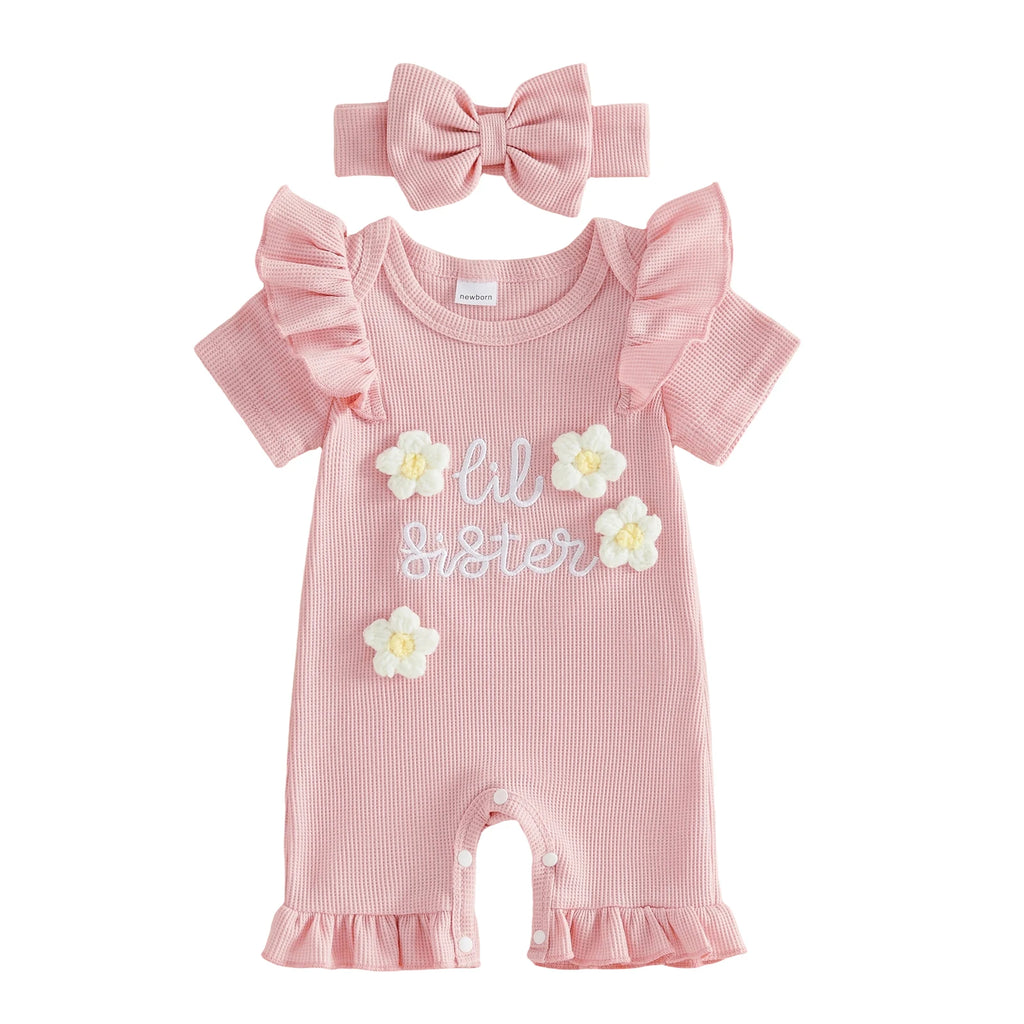 Floral Bow Romper