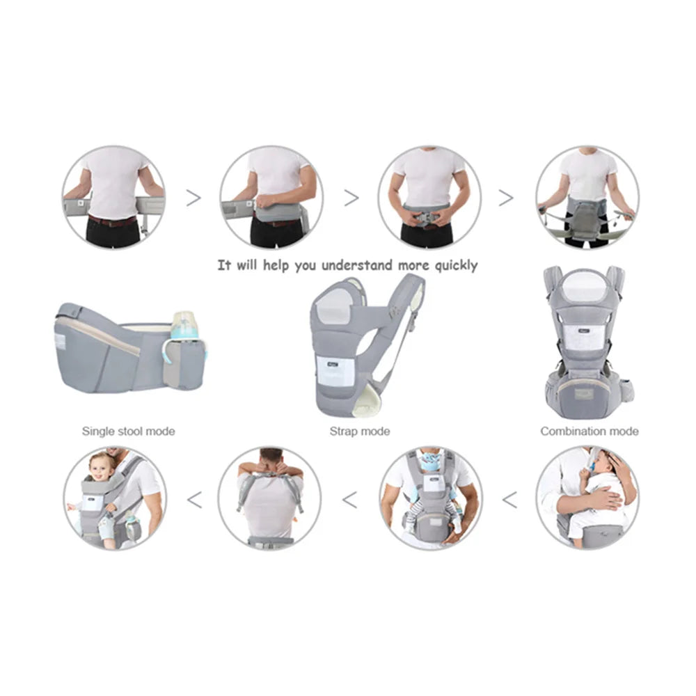 Ergonomic Hipseat Carrier
