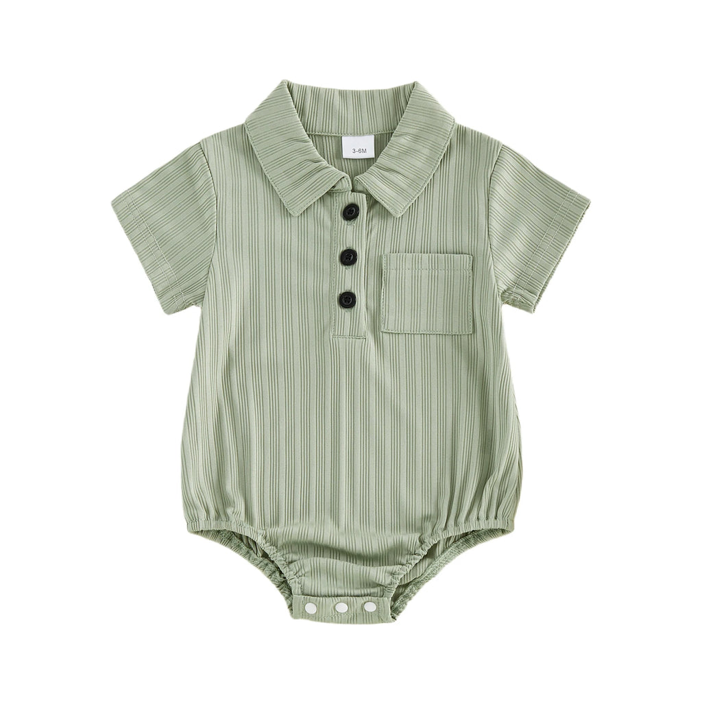 Ruffle Collar Romper