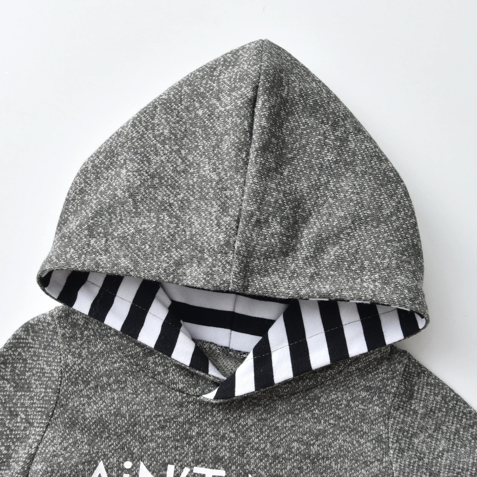 Hooded Romper Pants Set