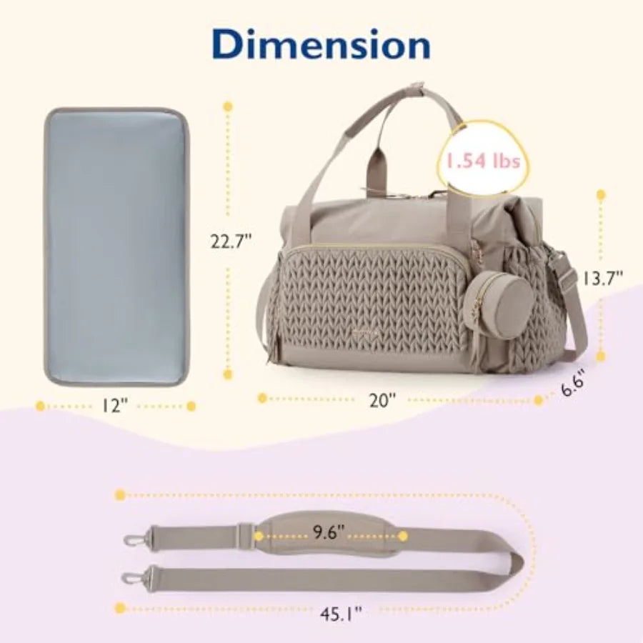Large Diaper Tote Bag