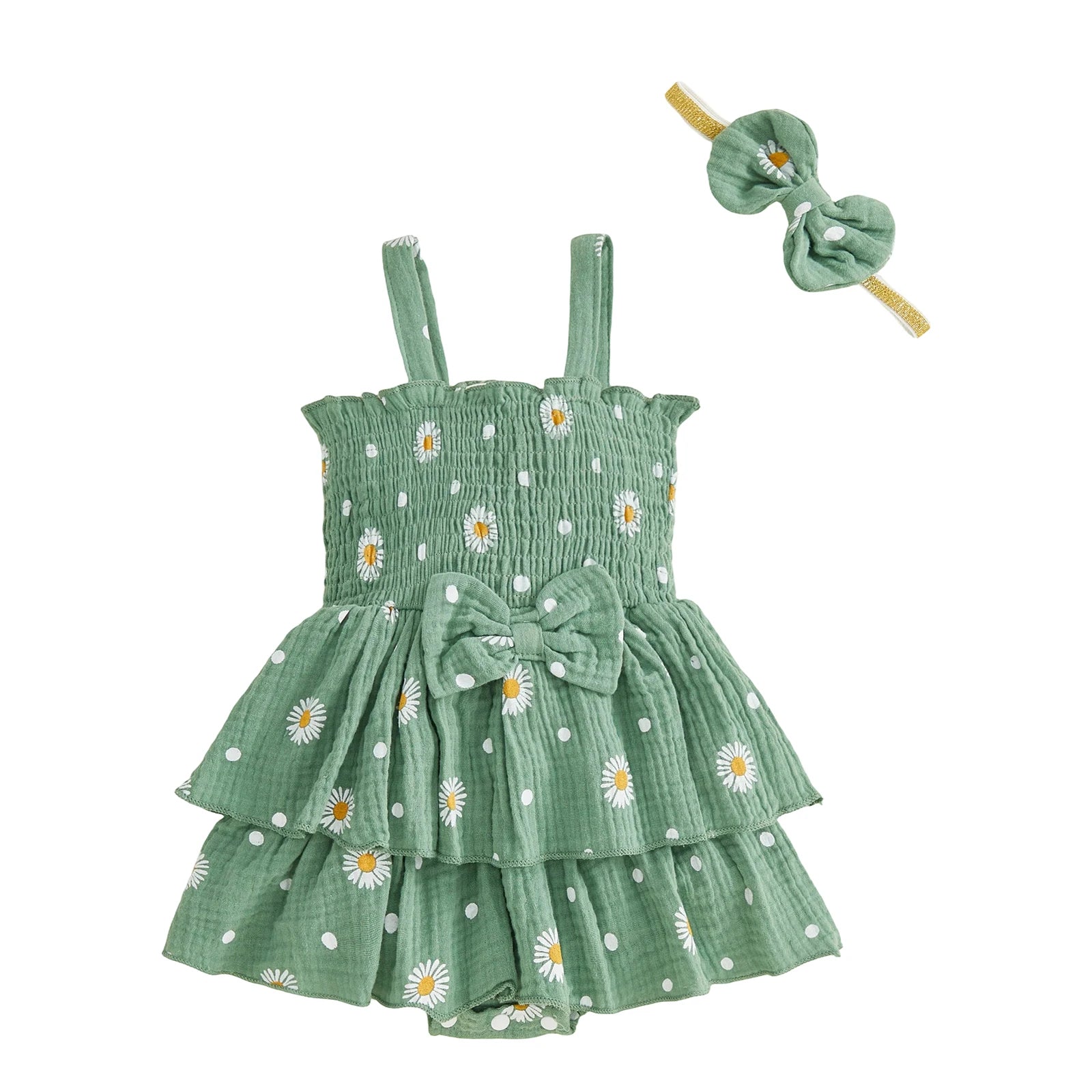 Floral Romper Dress Set