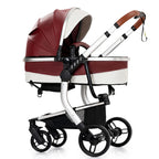 PU Leather Travel Stroller