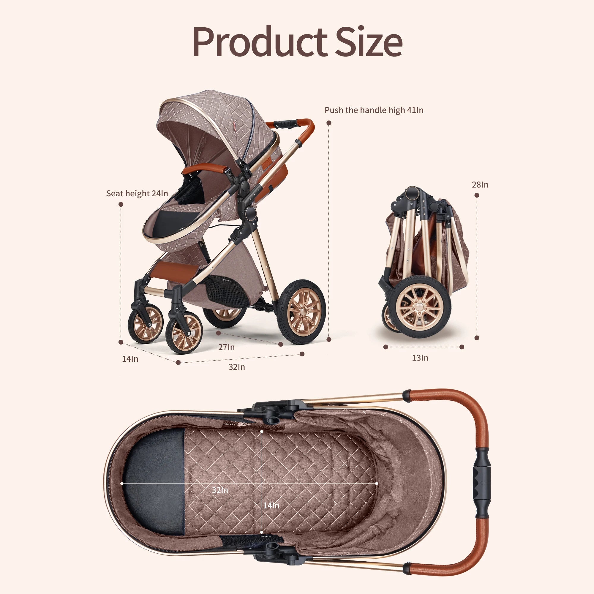 Luxury Reversible Stroller