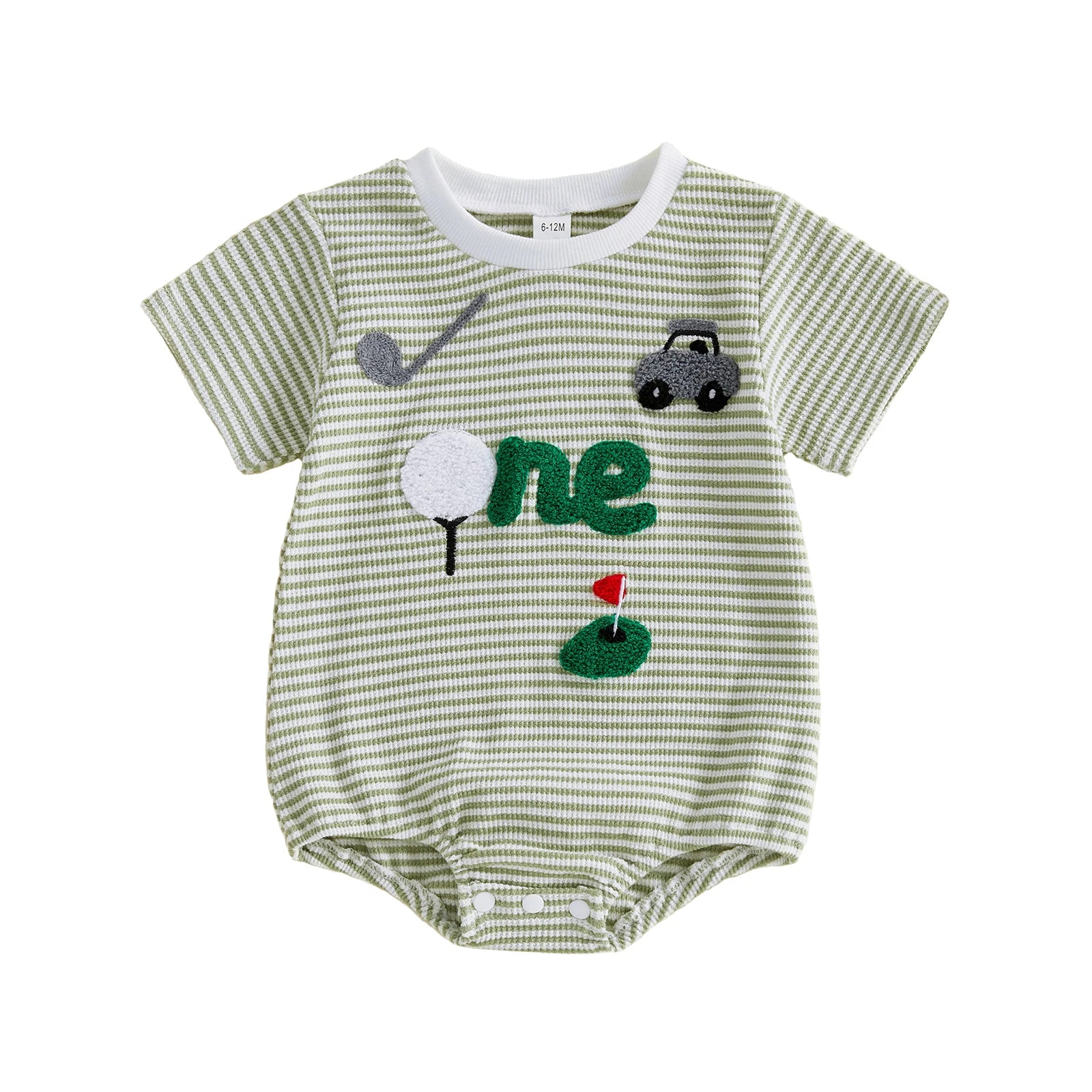 Golf Embroidered Romper