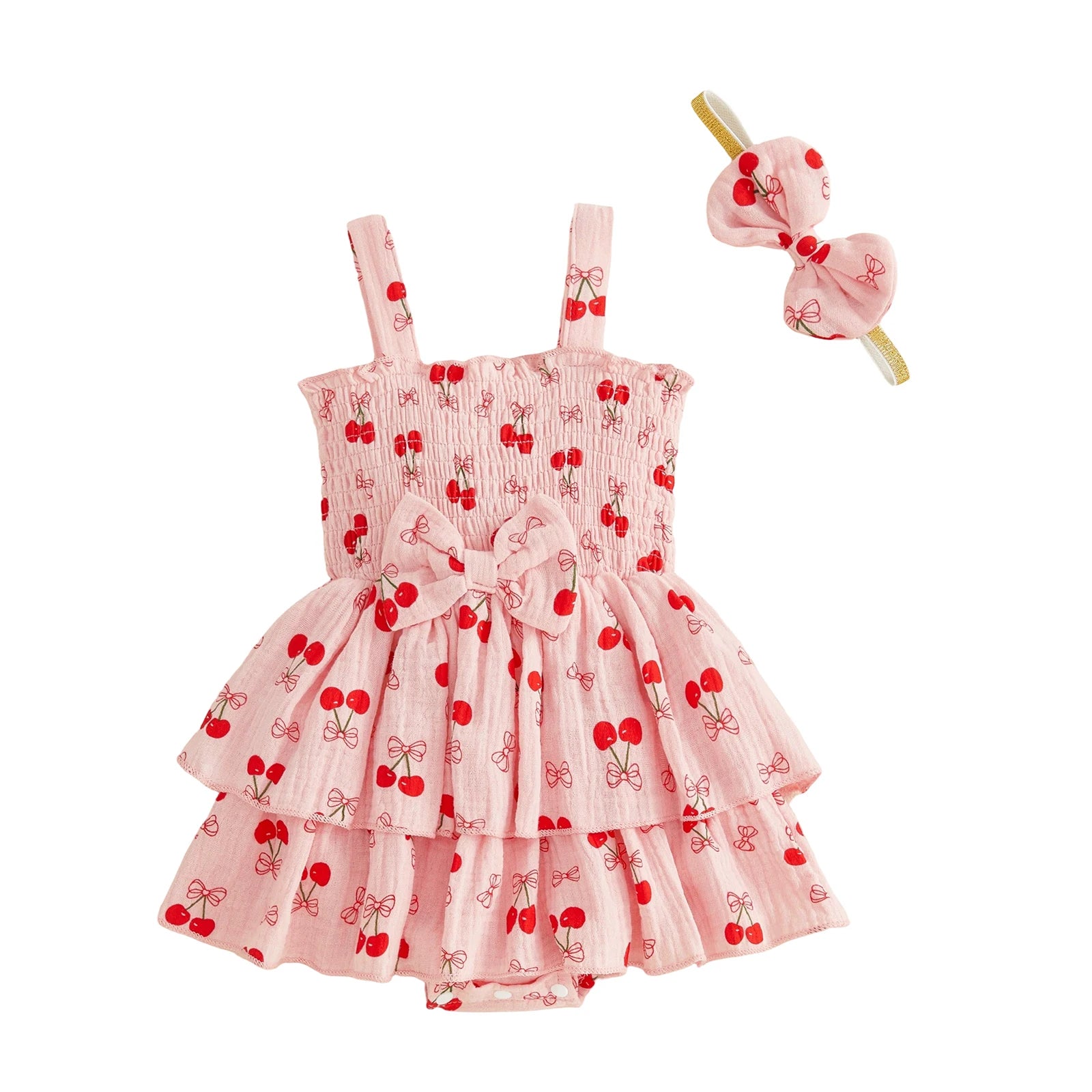 Floral Romper Dress Set