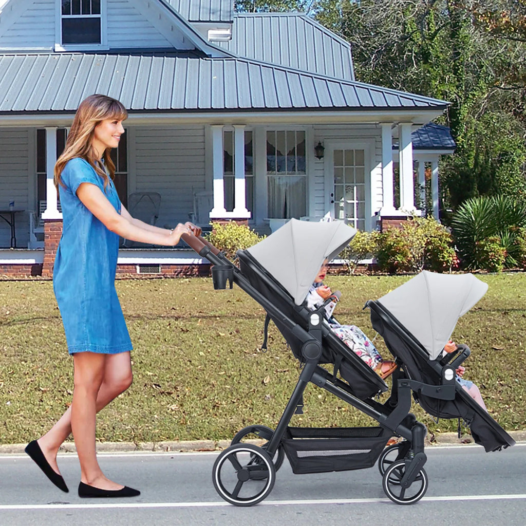 Tandem Bassinet Stroller
