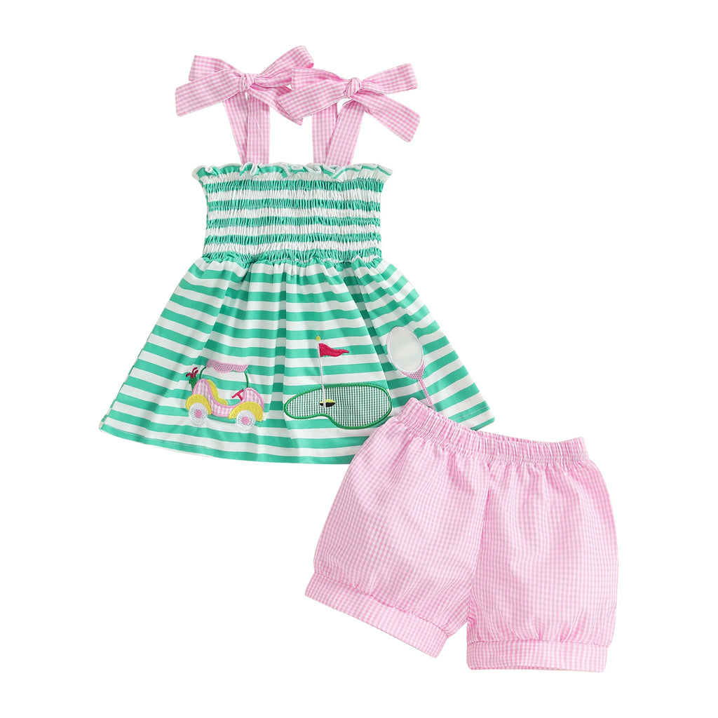 Floral Ruffle Shorts Set