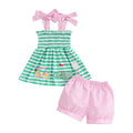 Floral Ruffle Shorts Set