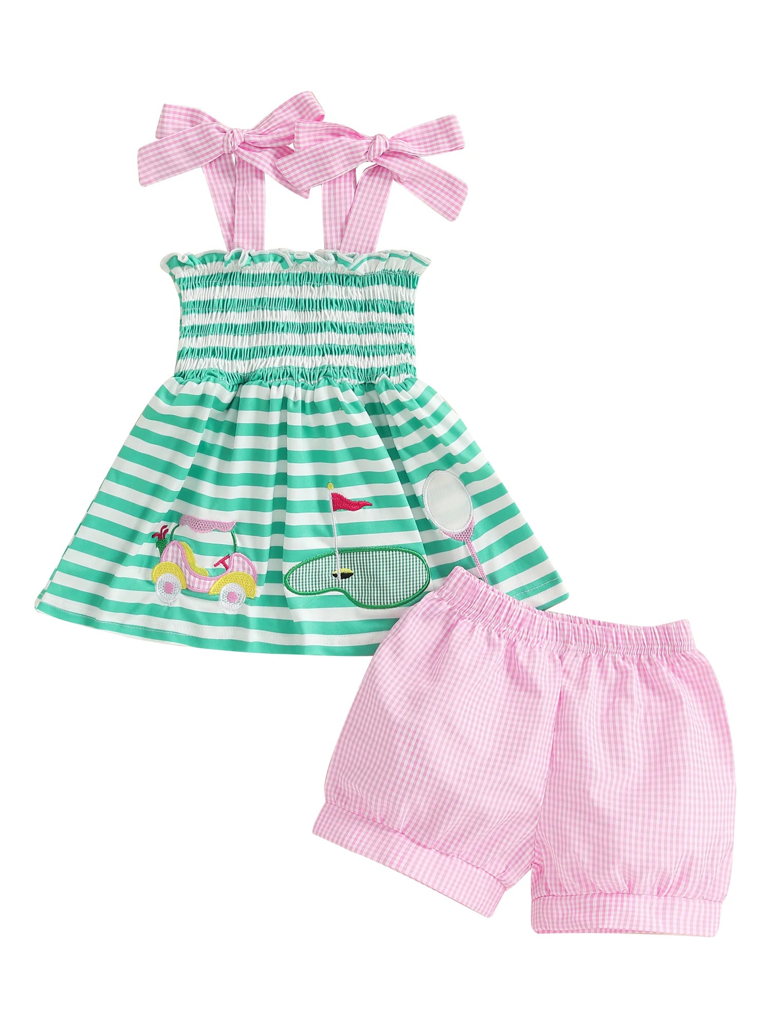 Floral Ruffle Shorts Set
