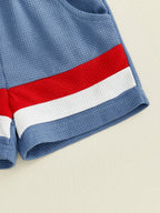 USA Flag Shorts Set