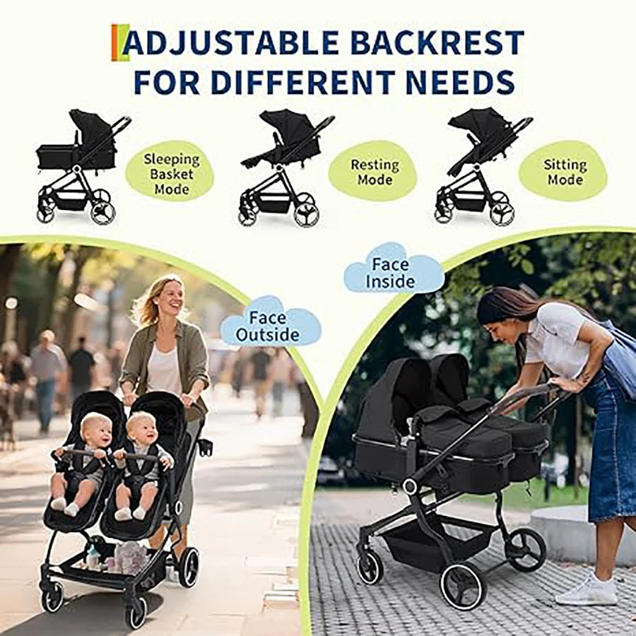 Double Tandem Stroller