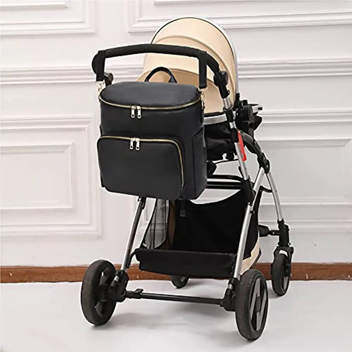 Leather Diaper Backpack