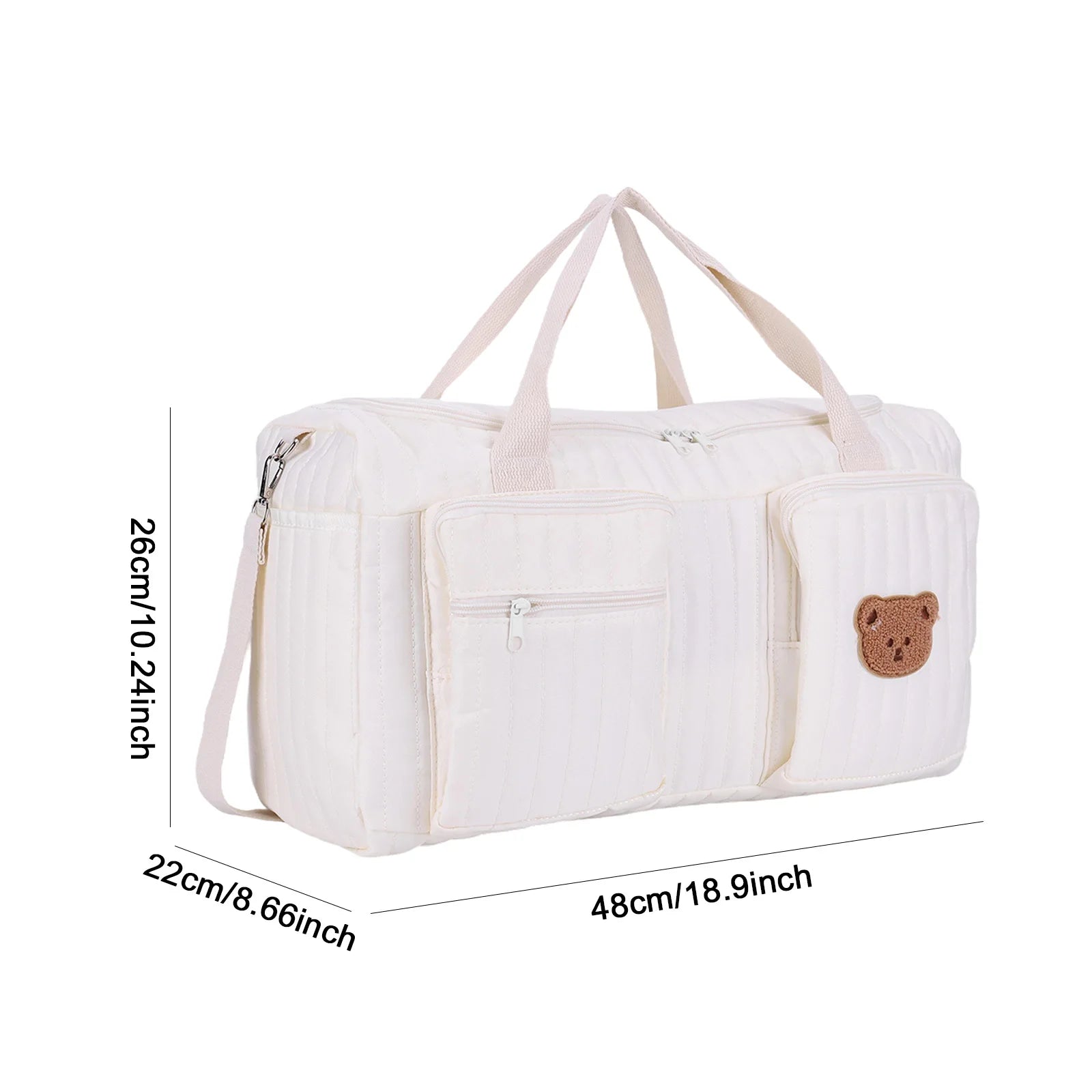 Quilted Diaper Duffel