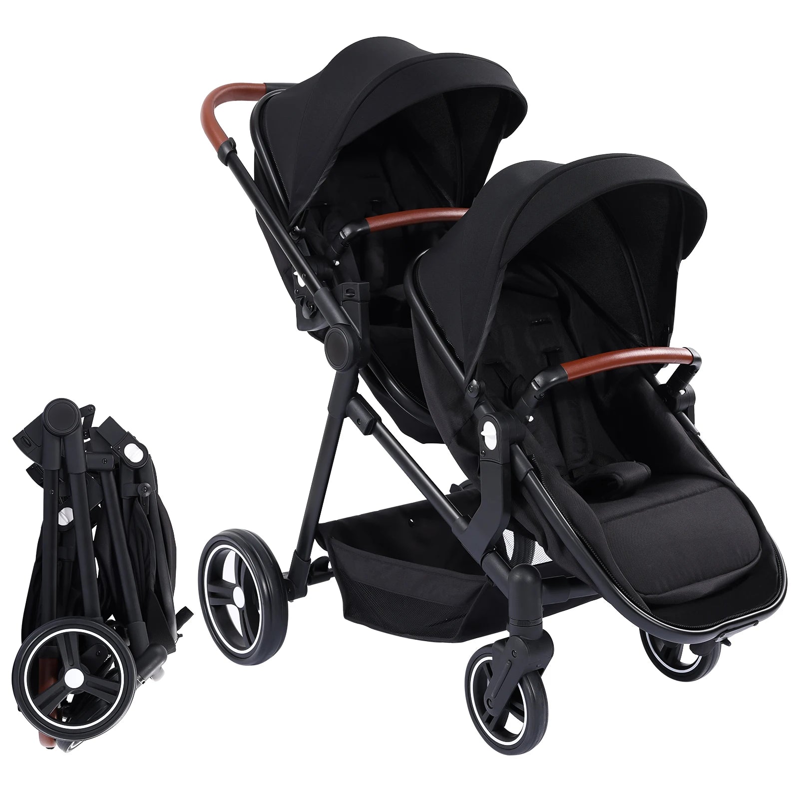 Tandem Bassinet Stroller