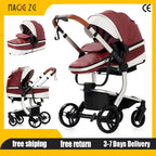 PU Leather Travel Stroller