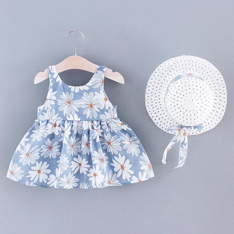 Sweet Bow Floral Dress