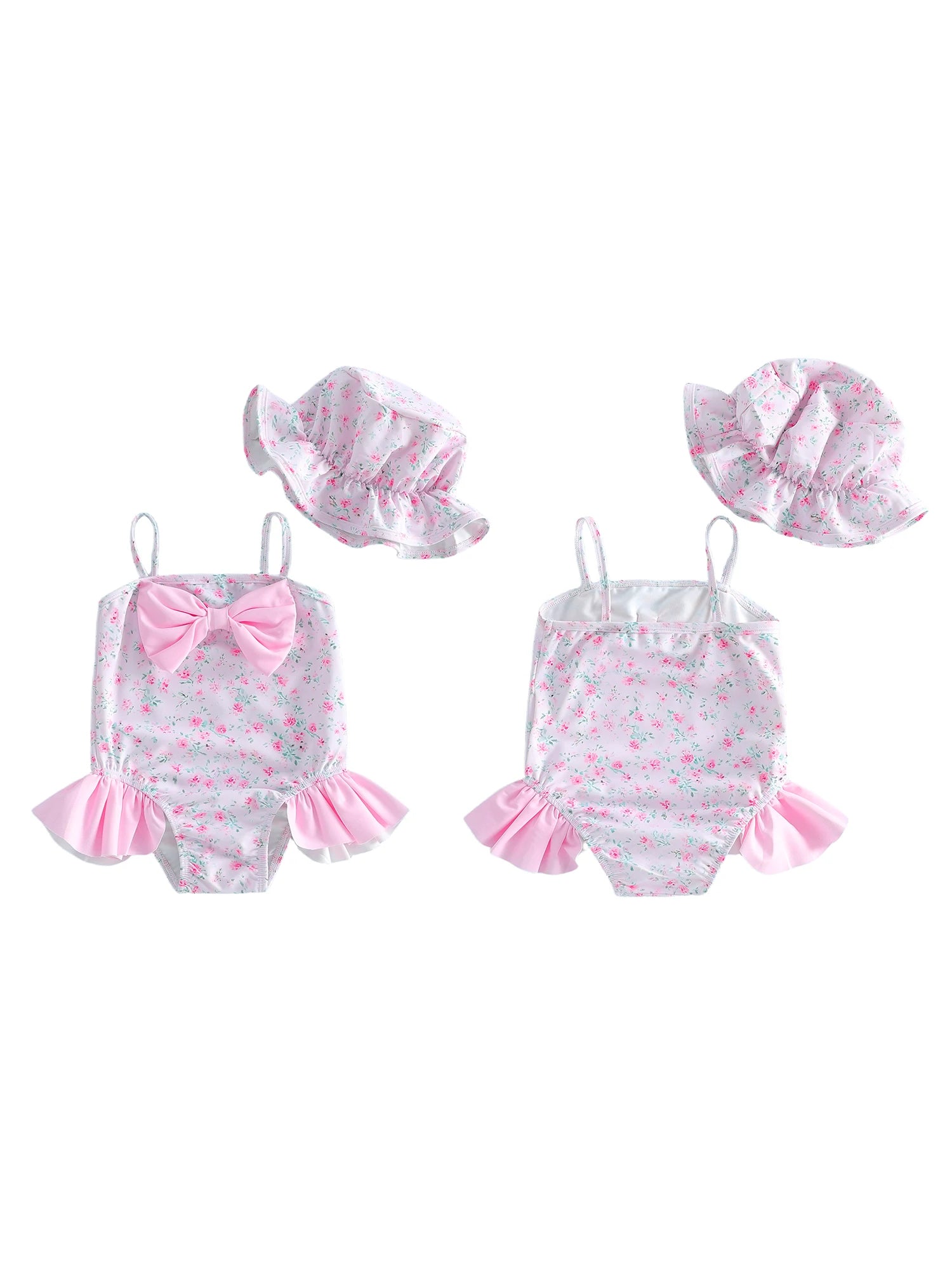 Floral Ruffle Swimsuit