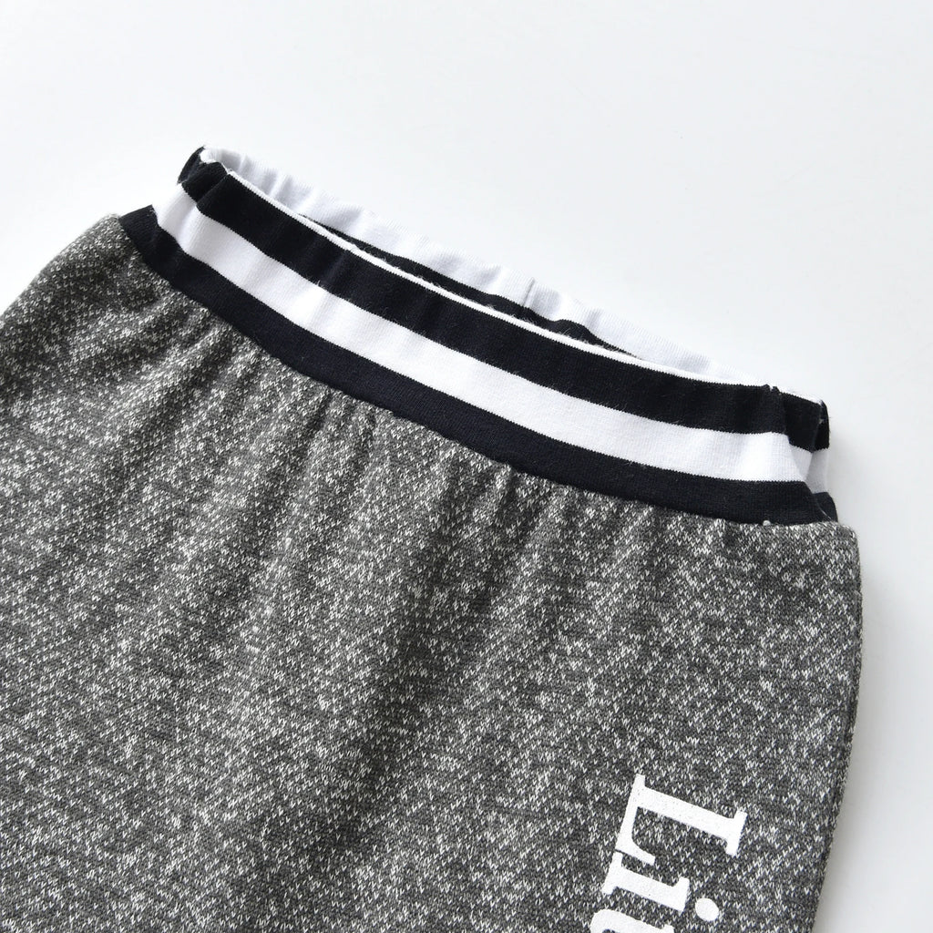 Hooded Romper Pants Set