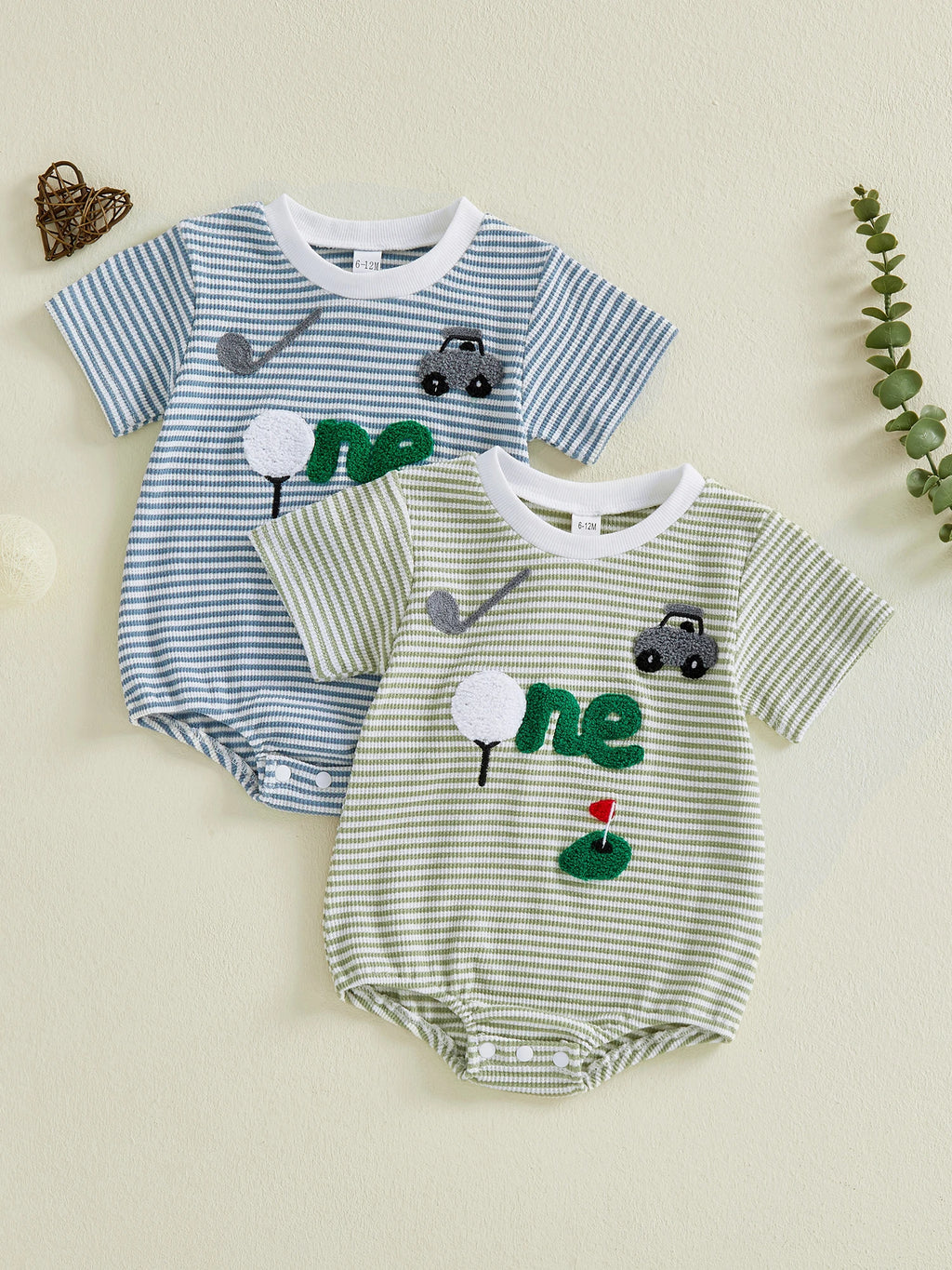 Golf Embroidered Romper