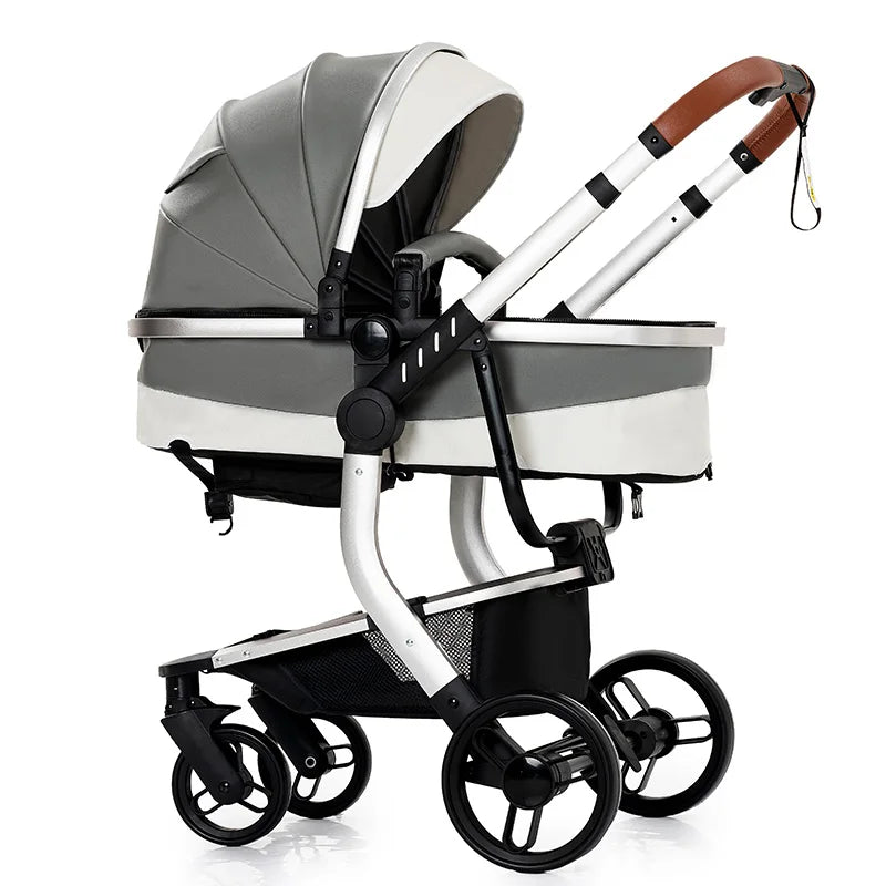 PU Leather Travel Stroller
