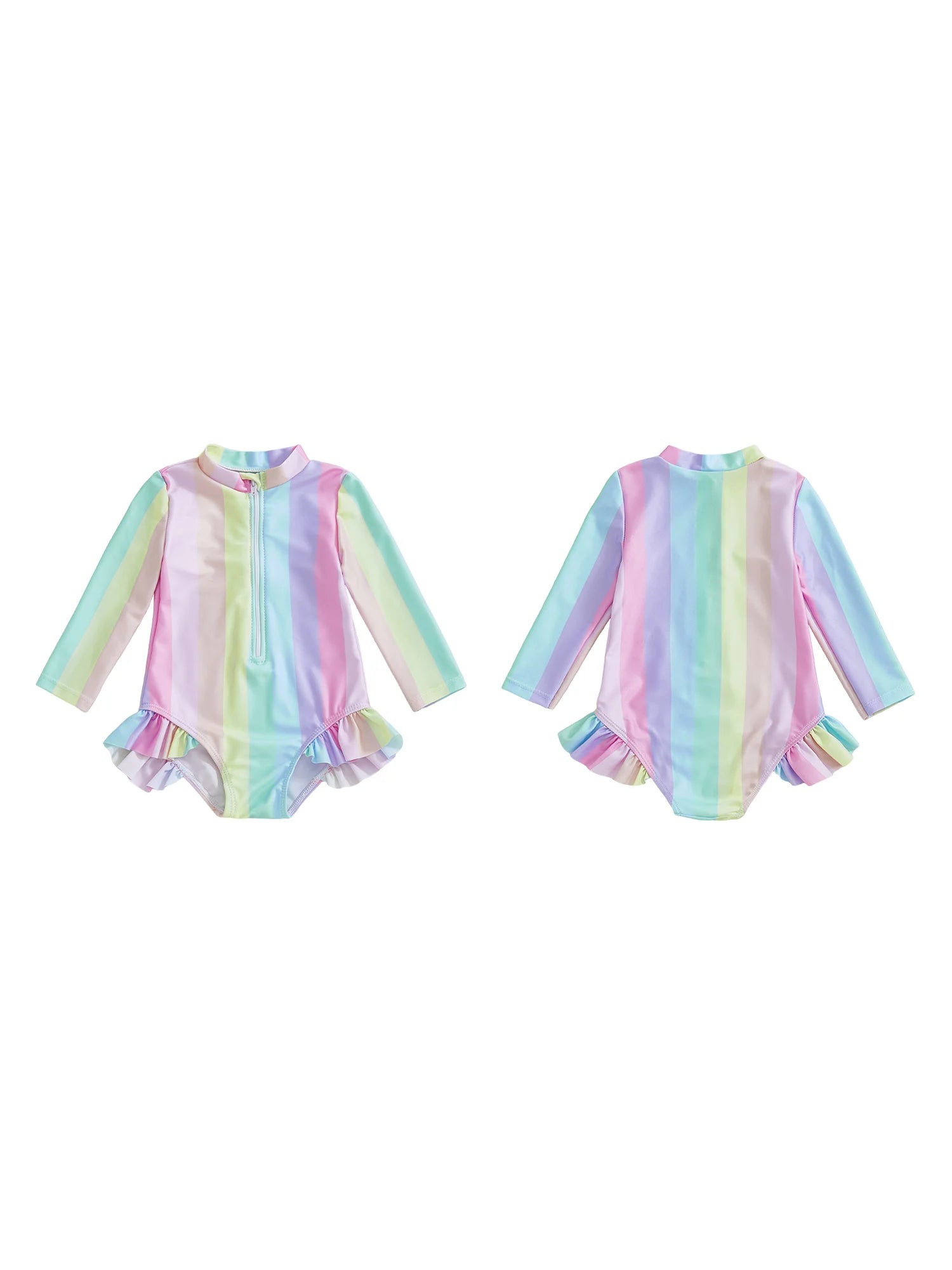 Floral Ruffle Swimsuit