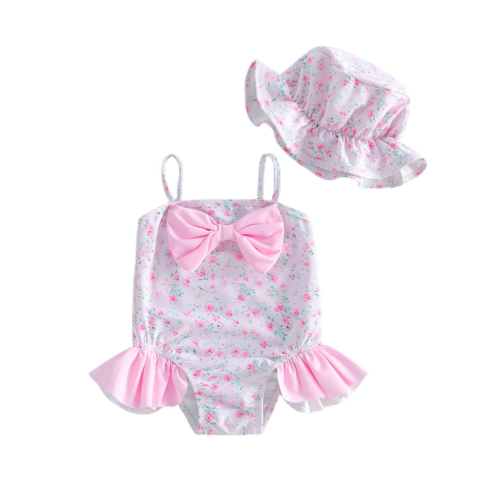Floral Ruffle Swimsuit