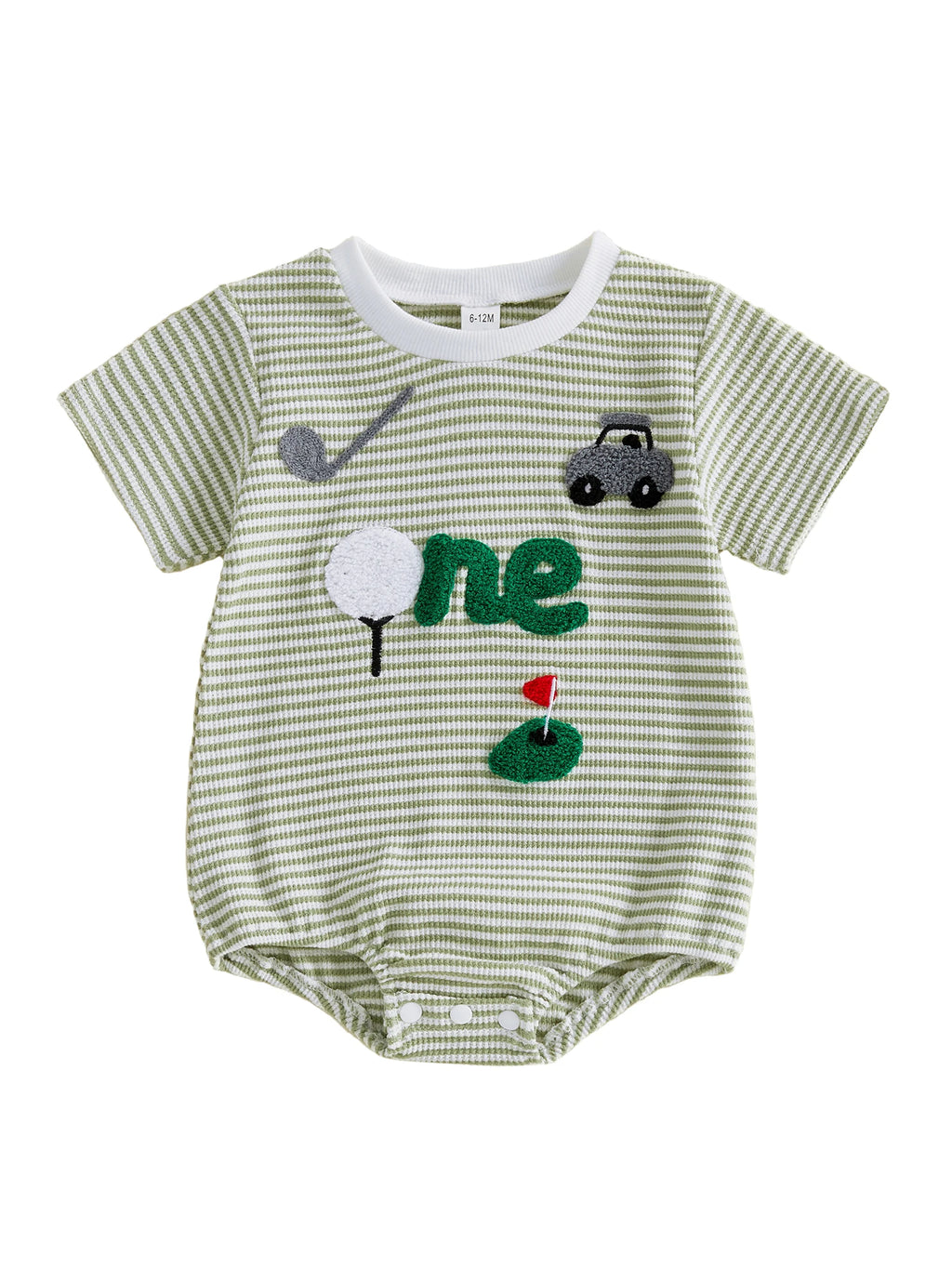 Golf Embroidered Romper