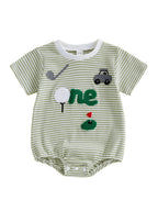 Golf Embroidered Romper
