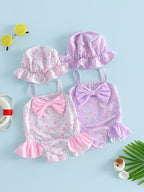 Floral Ruffle Swimsuit