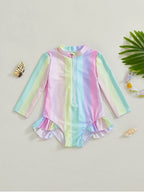 Floral Ruffle Swimsuit