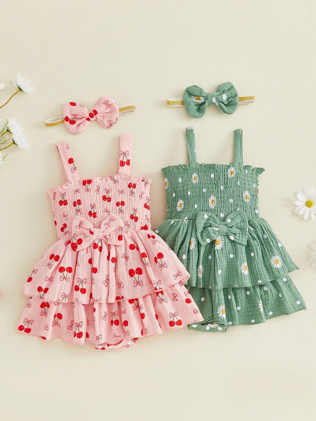 Floral Romper Dress Set