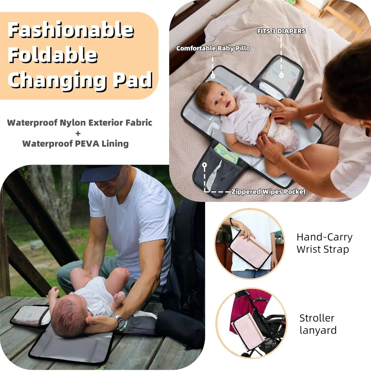 Pink Diaper Backpack