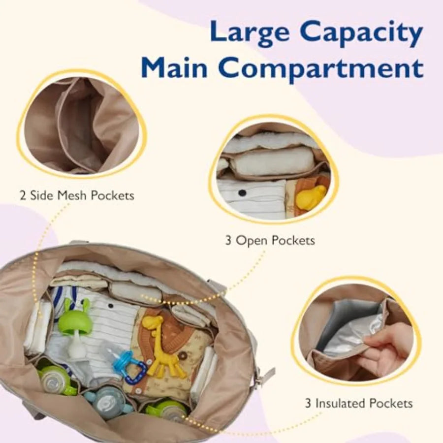 Large Diaper Tote Bag