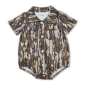 Olive Camo Romper