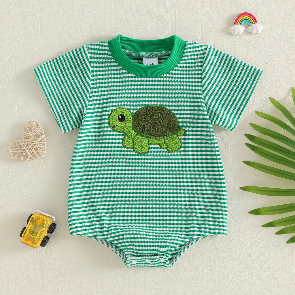 Polka Dot Elephant Romper