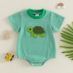 Polka Dot Elephant Romper