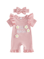 Floral Bow Romper