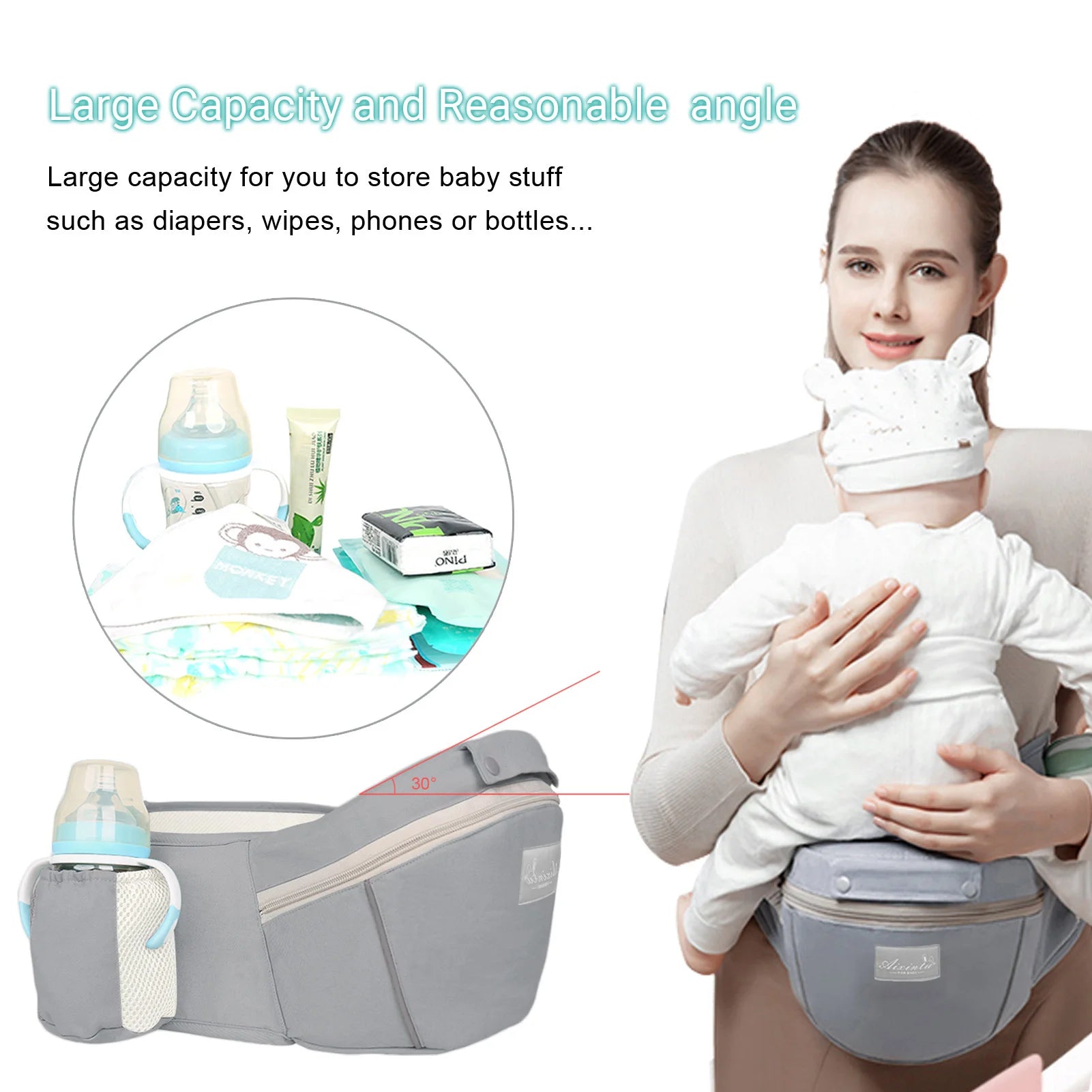 Ergonomic Hipseat Carrier