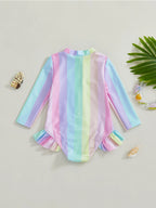 Floral Ruffle Swimsuit