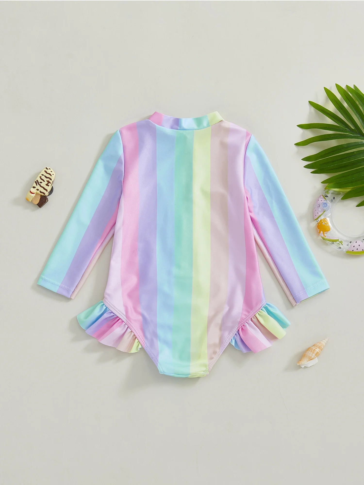 Floral Ruffle Swimsuit