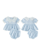 Plaid Summer Shorts Set