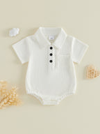 Ruffle Collar Romper